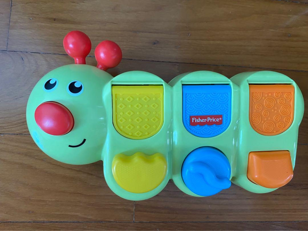 fisher price caterpillar pop up
