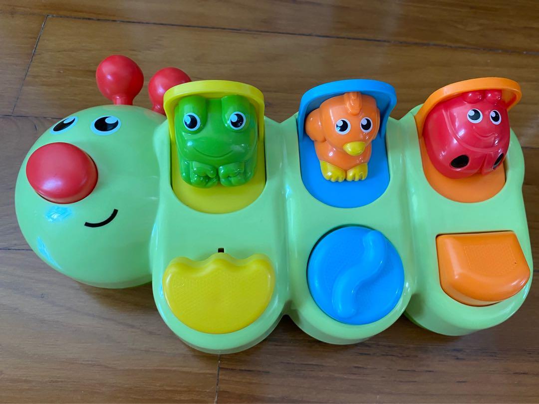 Fisher price Caterpillar pop up toy, Babies & Kids, Infant Playtime on