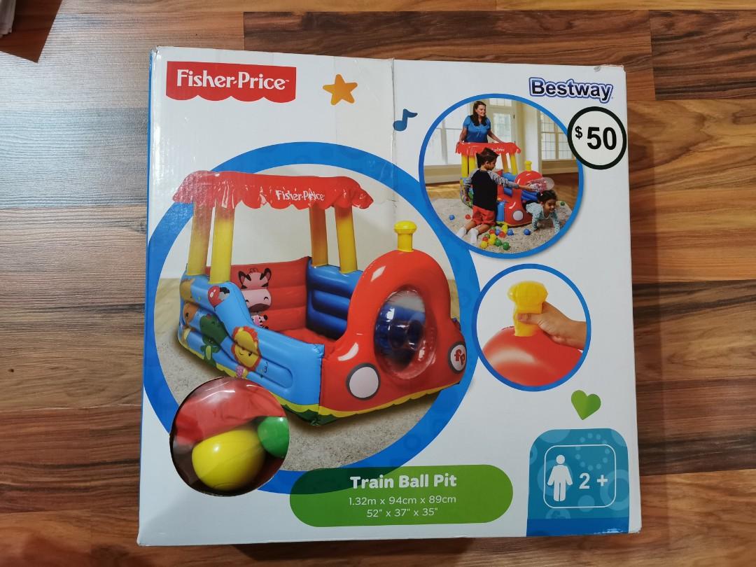 fisher price train ball pit
