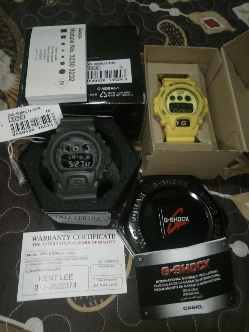G Shock dw6900 lu3 nos Men s Fashion Watches Accessories
