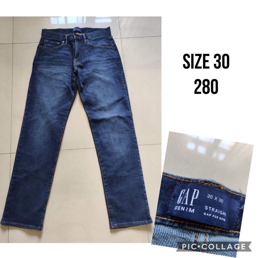 size 30 gap jeans