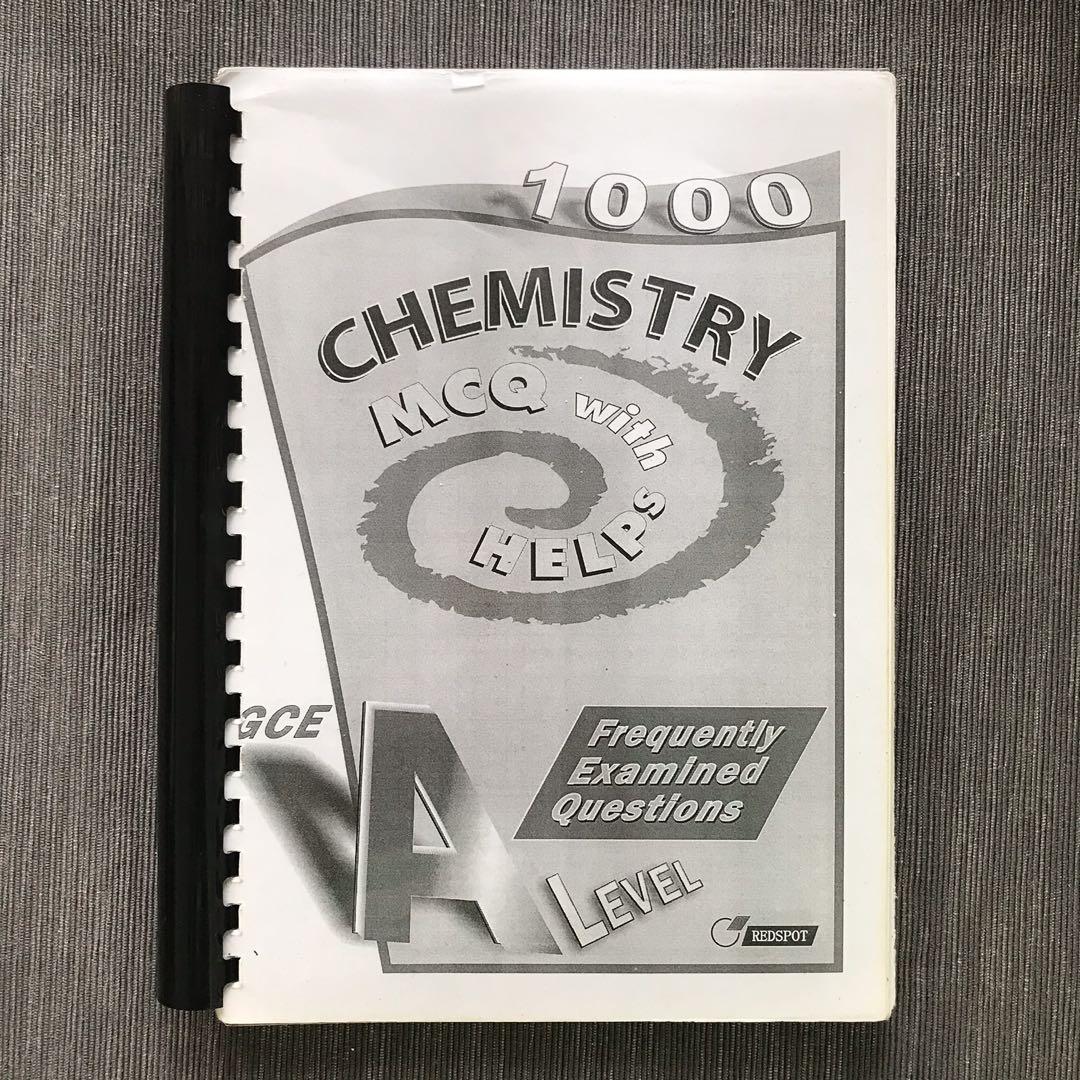 Gce Chemistry A Levels Mcq With Helps Workbook Books Stationery Books On Carousell