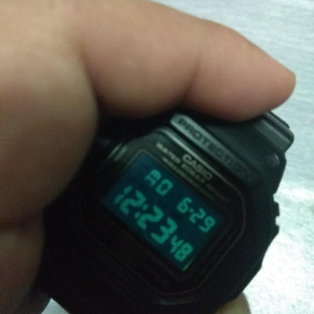 G Shock petak hitam Men s Fashion Watches Accessories Watches on Carousell