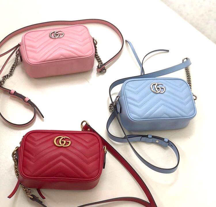 gucci marmont crossbody red