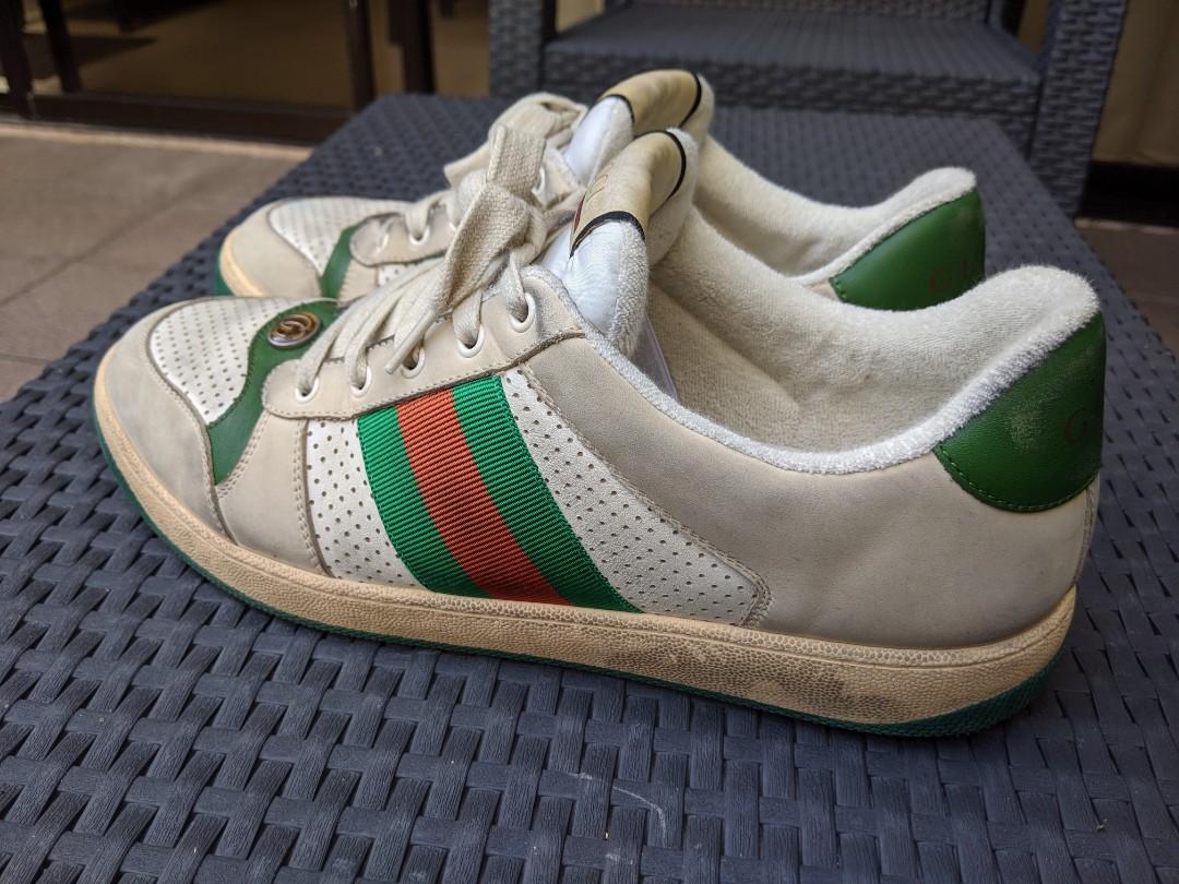 gucci distressed sneakers