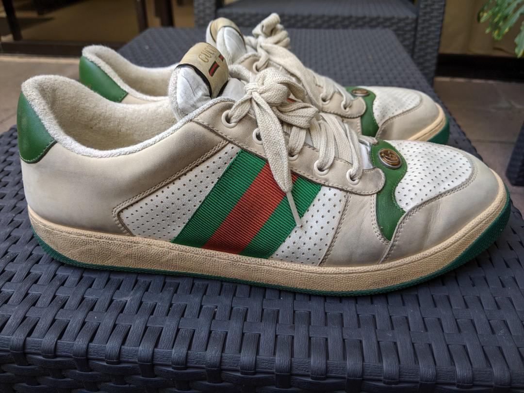 Gucci pre distressed shoes shop
