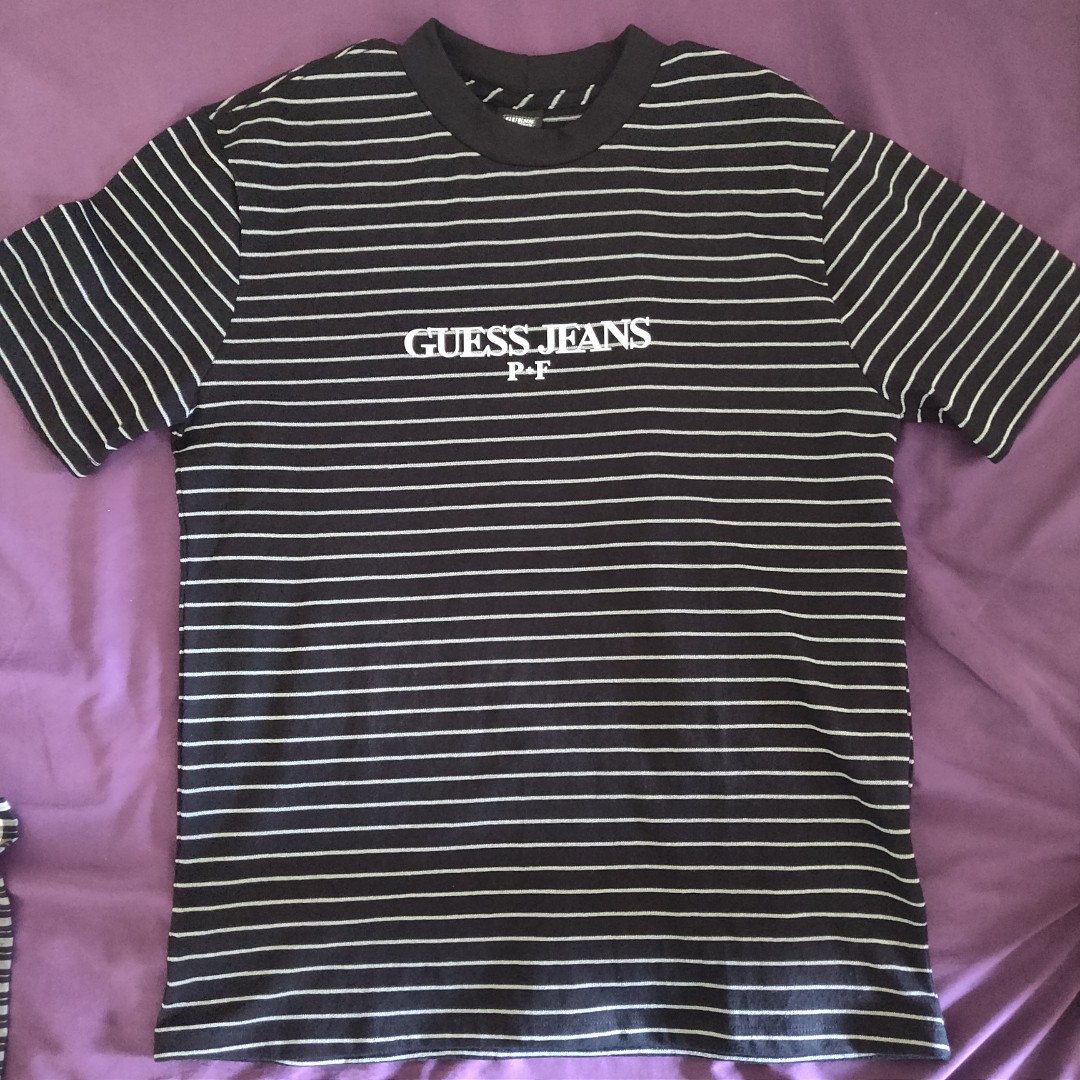 Guess X Places Faces Tee Men S Fashion Clothes Tops On Carousell