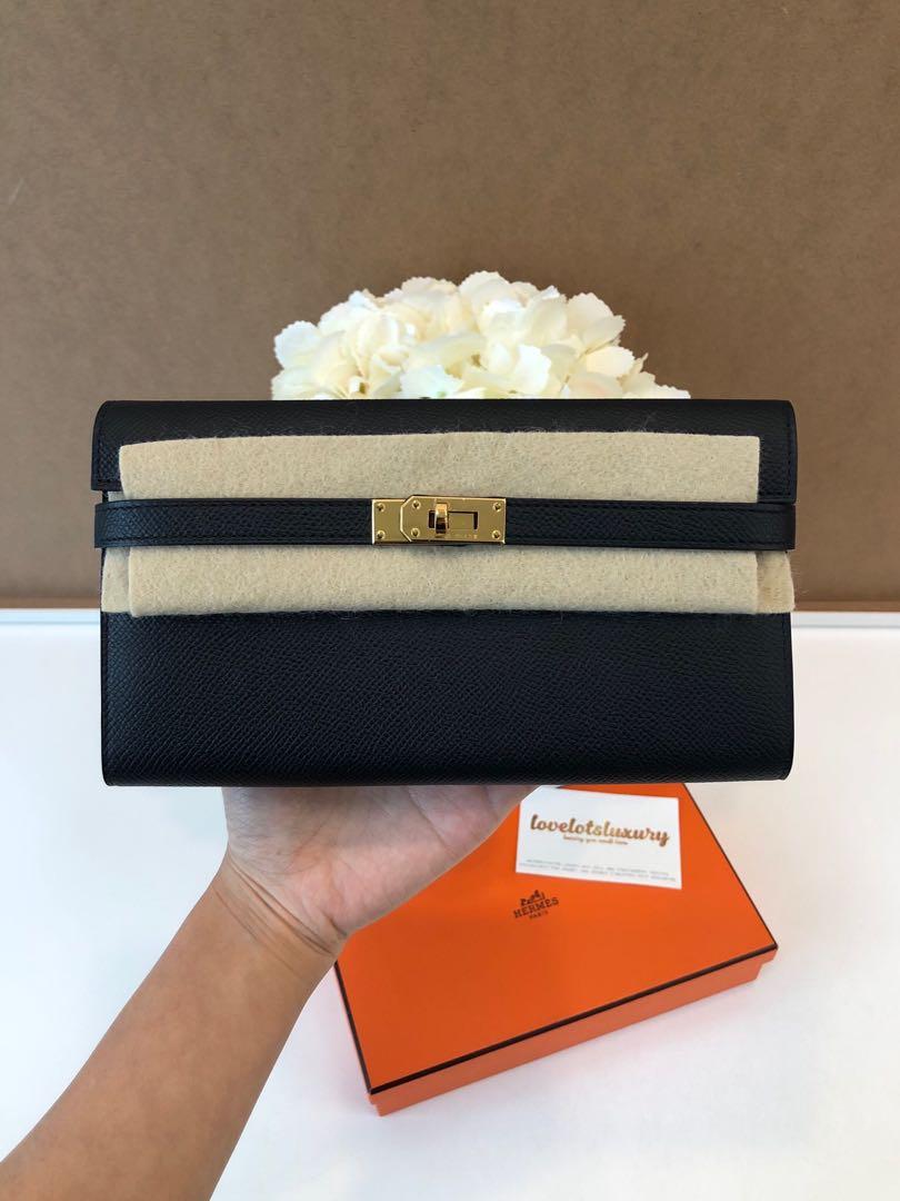 Hermes Kelly 32 Epsom Black Square O GHW, Luxury, Bags & Wallets on  Carousell