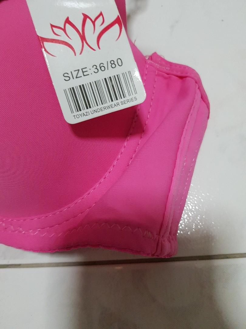 Hot Pink Bra 36/80, Women's Fashion, New Undergarments