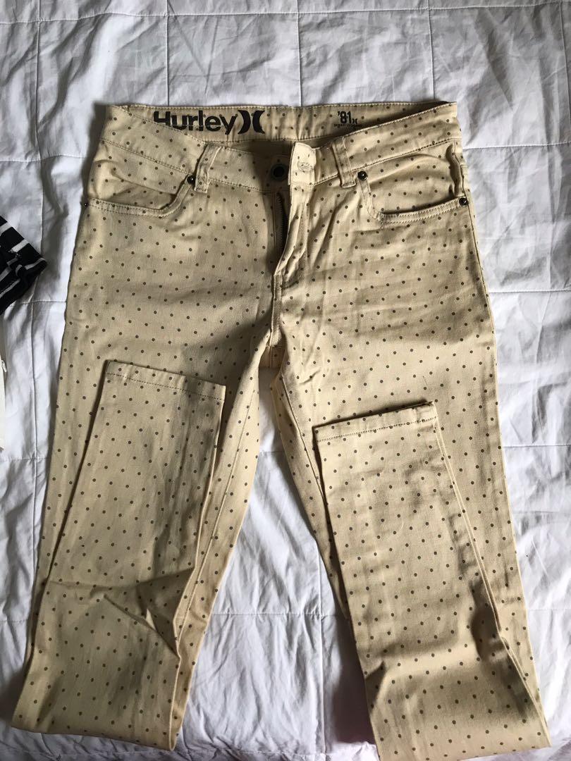 hurley khaki pants