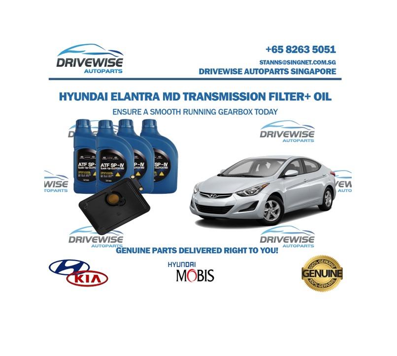 Hyundai Elantra MD Genuine Transmission Filter + Oil Package (Free