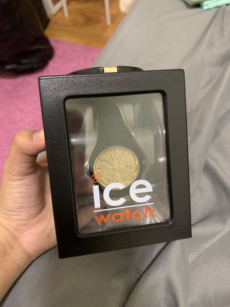 Ice watch glitter shop black small