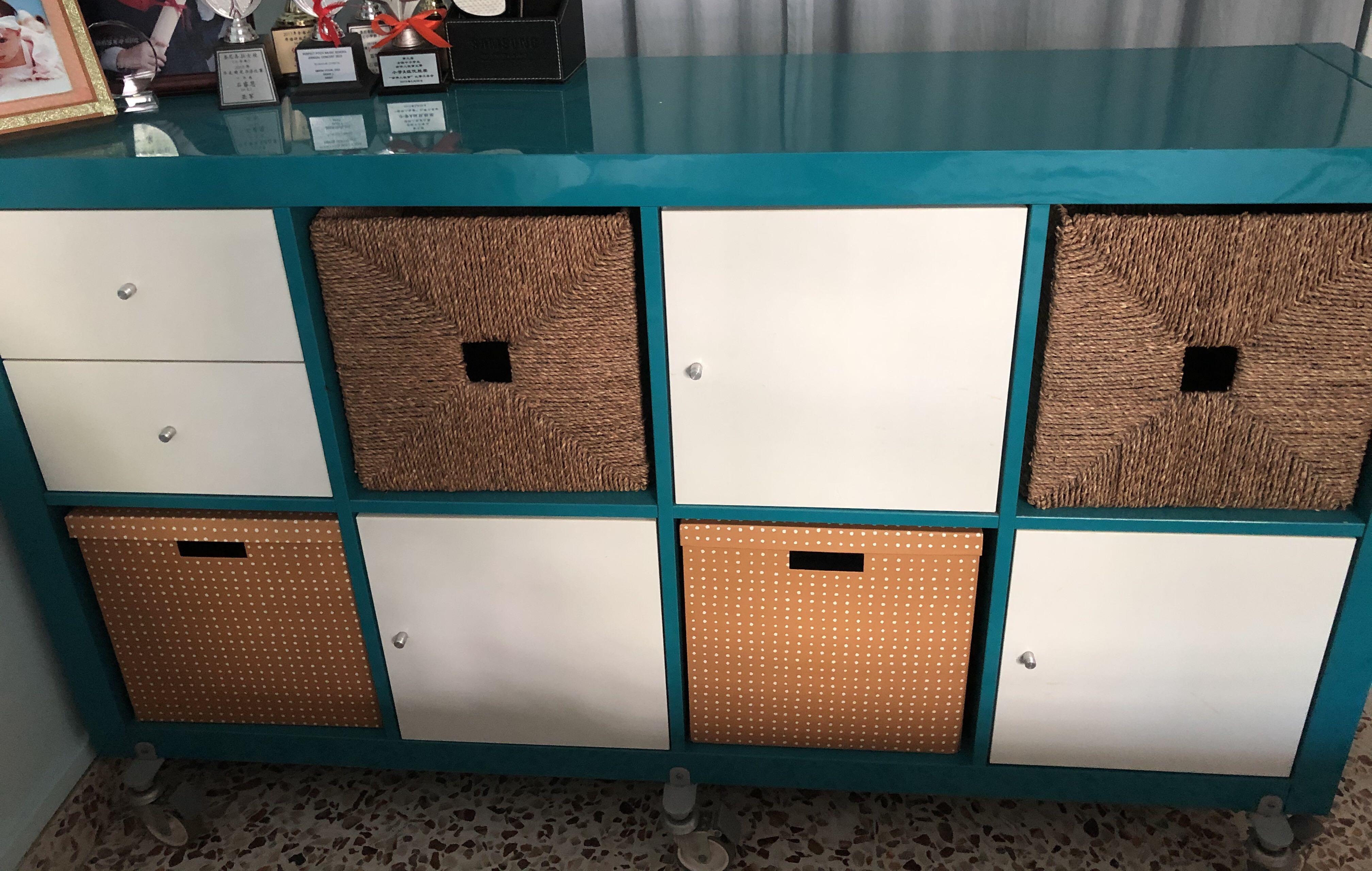 Ikea Kallax Shelf Room Divider Furniture Shelves Drawers On Carousell