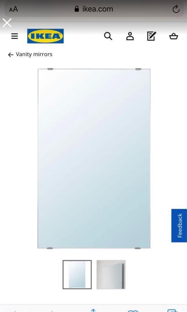 Ikea Lettan Mirror Furniture Home Decor Others On Carousell