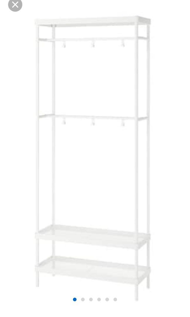 Ikea Mackapar Coat Rack with shoe storage unit, Furniture & Home Living