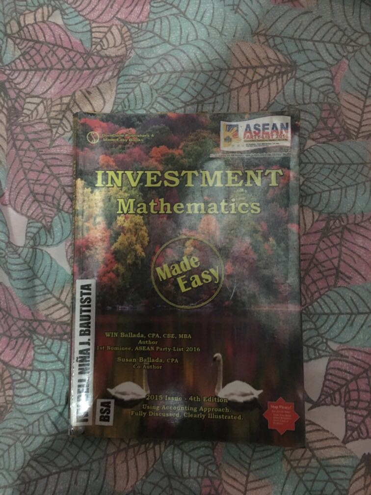 investment mathematics by ballada, Hobbies & Toys, Books & Magazines