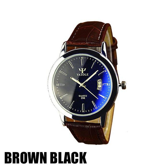 Jam Tangan Pria Yazole Waterproof Calendar Quartz Synhetic Leather Men Analog Watch W7 Olshop Fashion Olshop Wanita Di Carousell