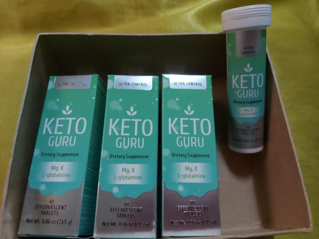 Keto Guru Slimming Tablets Food Drinks Healthy Eating On Carousell