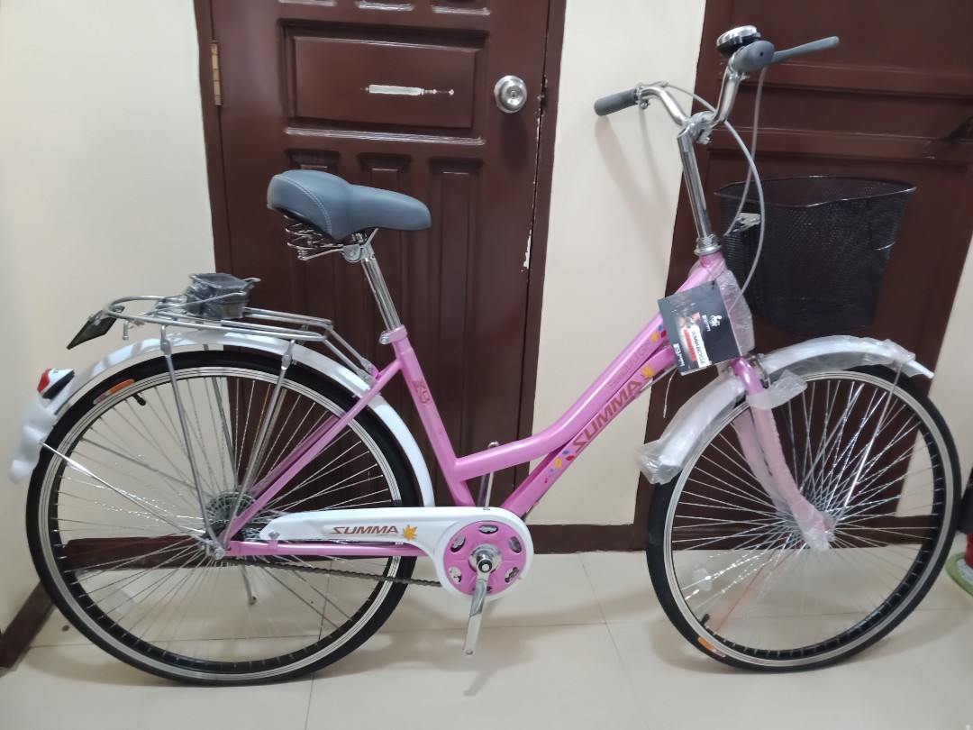korean bike with basket