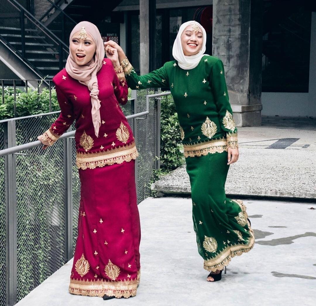 Kurung saree top
