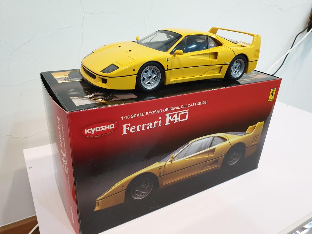 京商 1/18 Ferrari F40 レッド - ミニカー