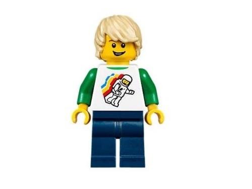 Lego Boy With Classic Space T Shirt Shirt 31067 Minifigure New Toys Games Bricks Figurines On Carousell