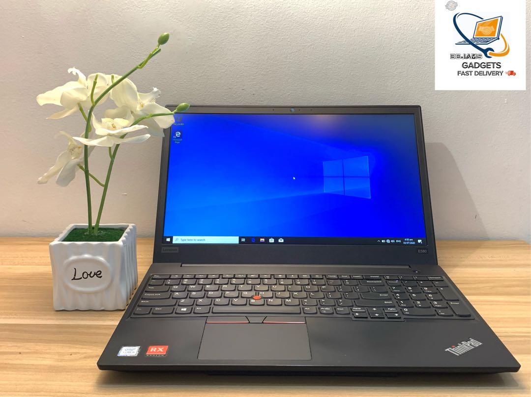 Lenovo Thinkpad E580 15 6 Inch I5 Kabylake 8gb Ddr4 256gb Ssd Amd Radeon 500 2gb Vram Electronics Computers Laptops On Carousell