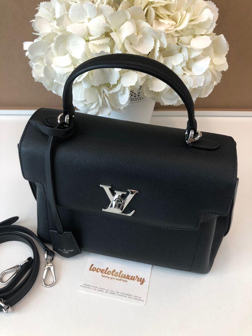 Lockme ever leather crossbody bag Louis Vuitton Black in Leather - 32909188