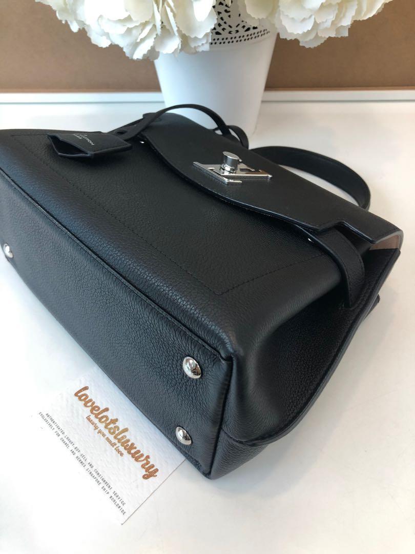 Louis Vuitton Lockme Ever BB Black Grainy Leather SHW, Luxury, Bags &  Wallets on Carousell