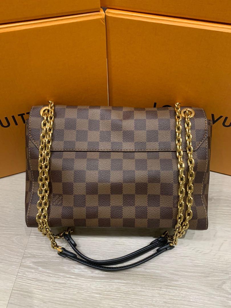 Vavin PM Chain Bag Damier Ebene Bordeaux