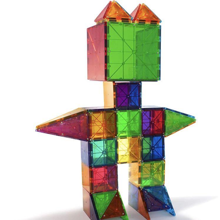 magna tiles rocket ship