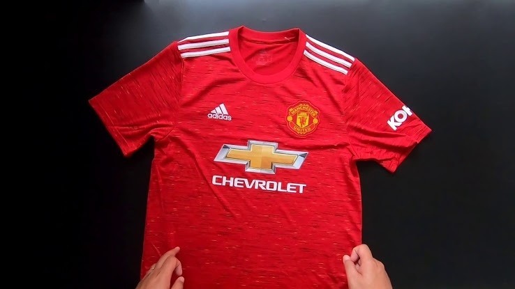 Manchester United Jersey 20 21 Home Replica Sports Athletic