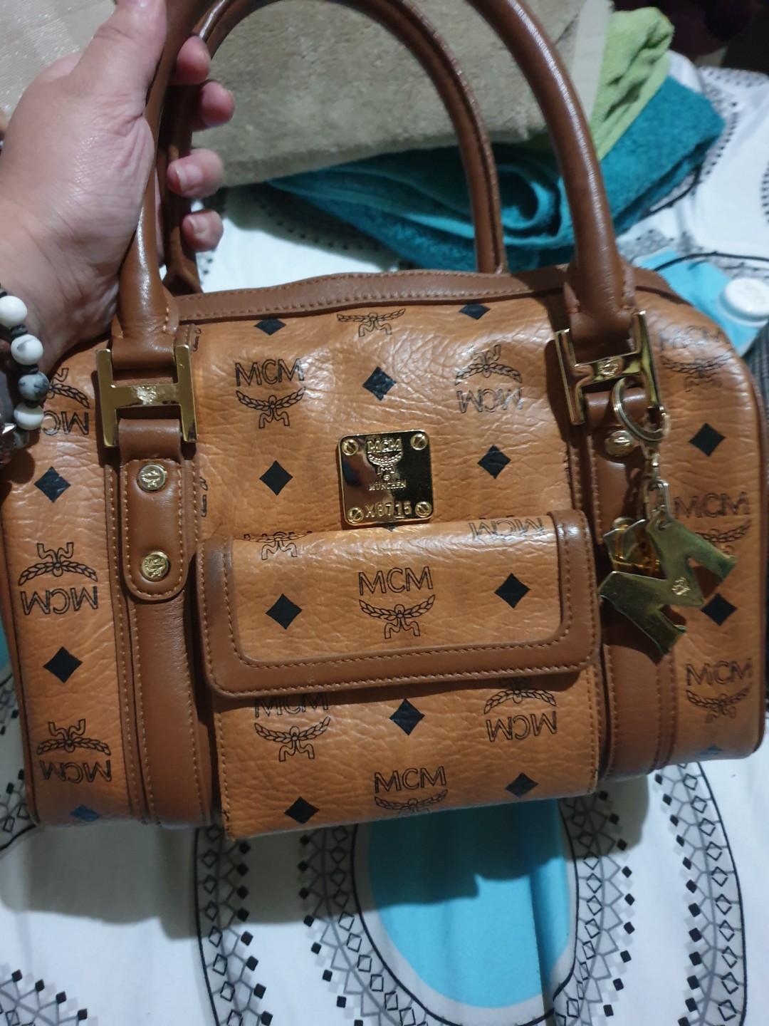 MCM, Bags, Authentic Mcm Boston Bag