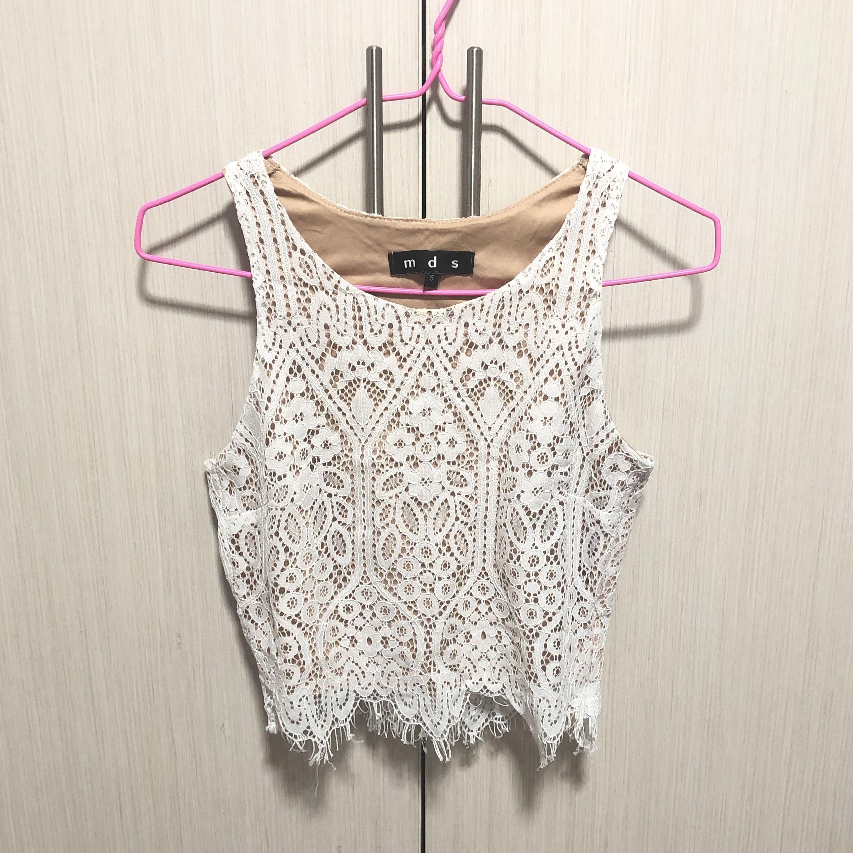 crochet lace crop top