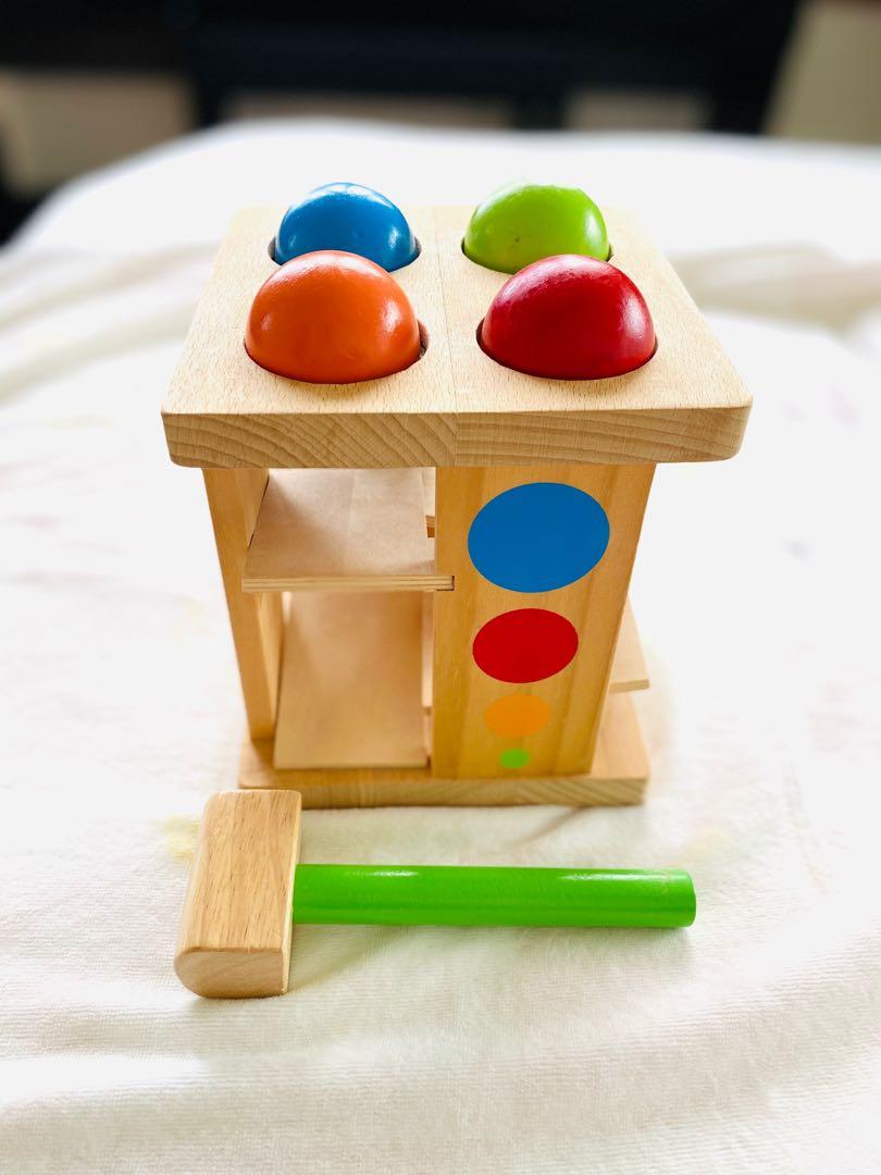Melissa & Doug Pound And Roll Tower Baby/Toddler/Child Wooden Toys New 