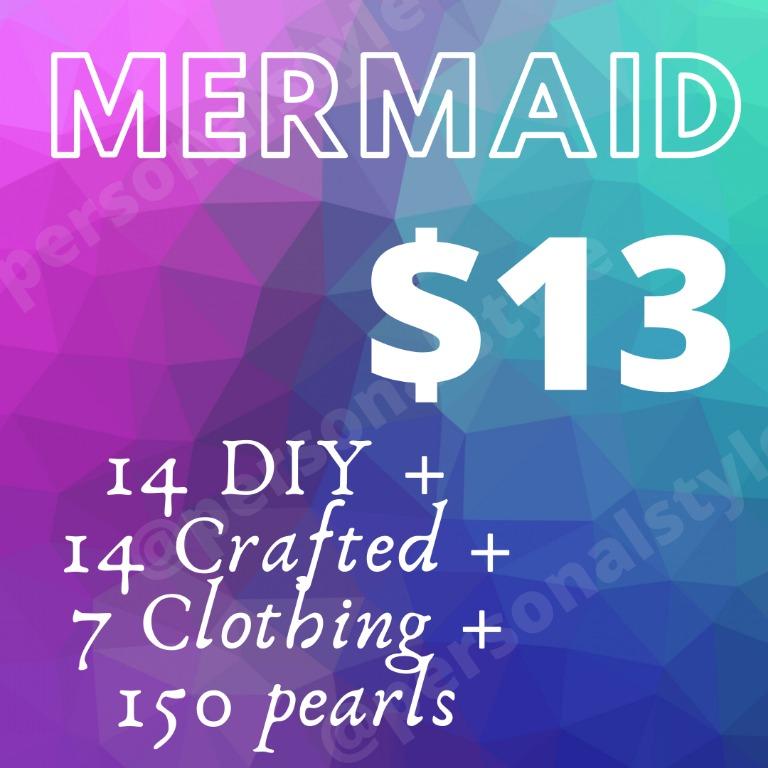 Mermaid Full Set (NEW), Animal Crossing New Horizons, ACNH, Video