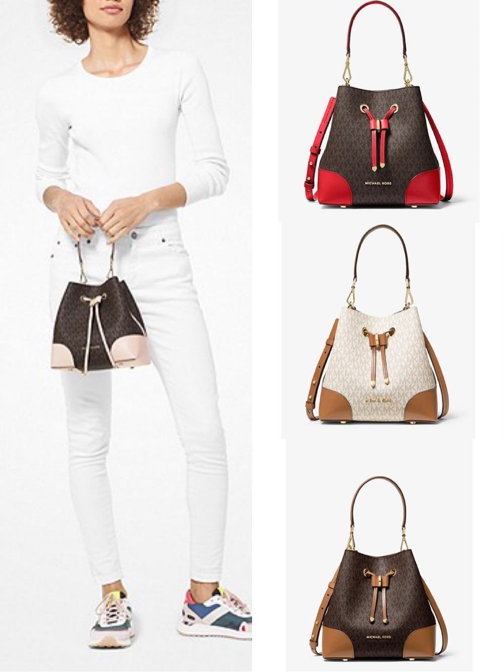 michael kors small bucket bag