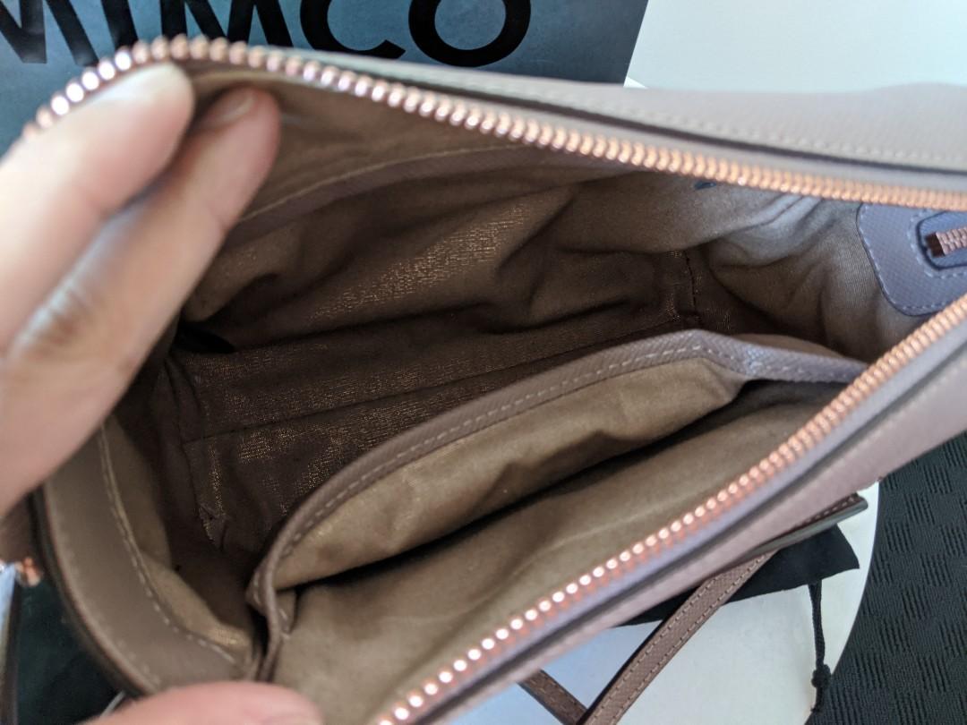 Mimco Sublime Midi Hip Bag in the colour Balsa with rose gold hardware Women s Fashion Bags Wallets on Carousell