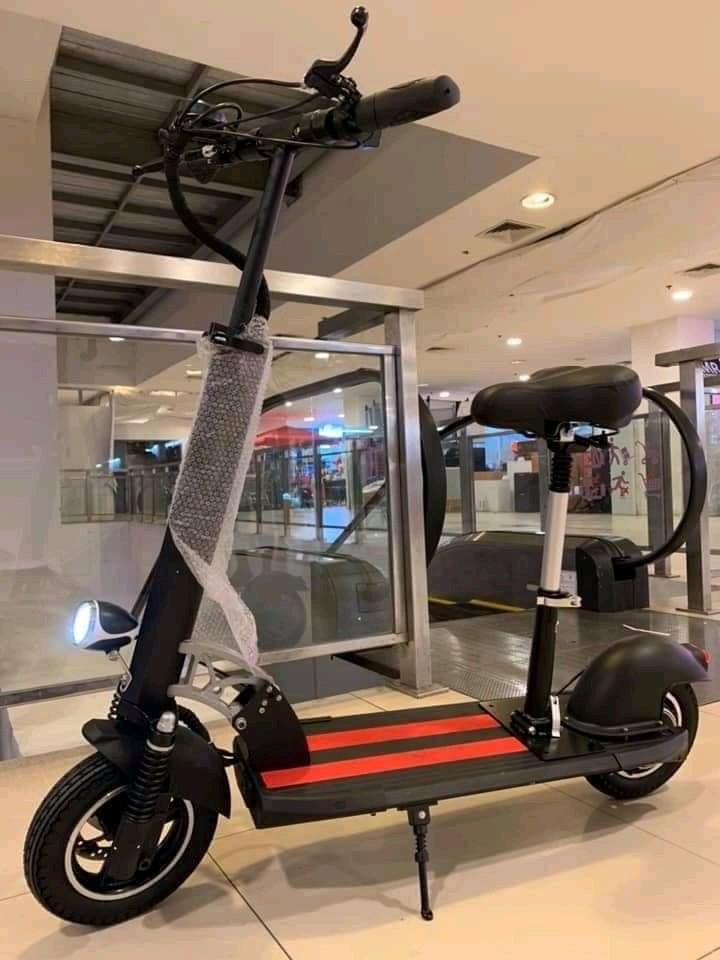 Mober S 10 E Bike (Category: Bicycles) located in Manila. Submitted by annafinds (Listing ID 1015844180, Image 1). Description: Mober S10 W/ signal lights/Remote/ article lamp 36-Volts Mober Foldable Electric Scooter 👉 Specifications: • 36V 8AH Lithium Battery • 20-35 kph per full charge • 50 km range • 100kg -weight capacity • 3 mode speed shifter • with LED lights • with Power display • with shock absorber • foldable Payment thru Bpi/Gcash onl