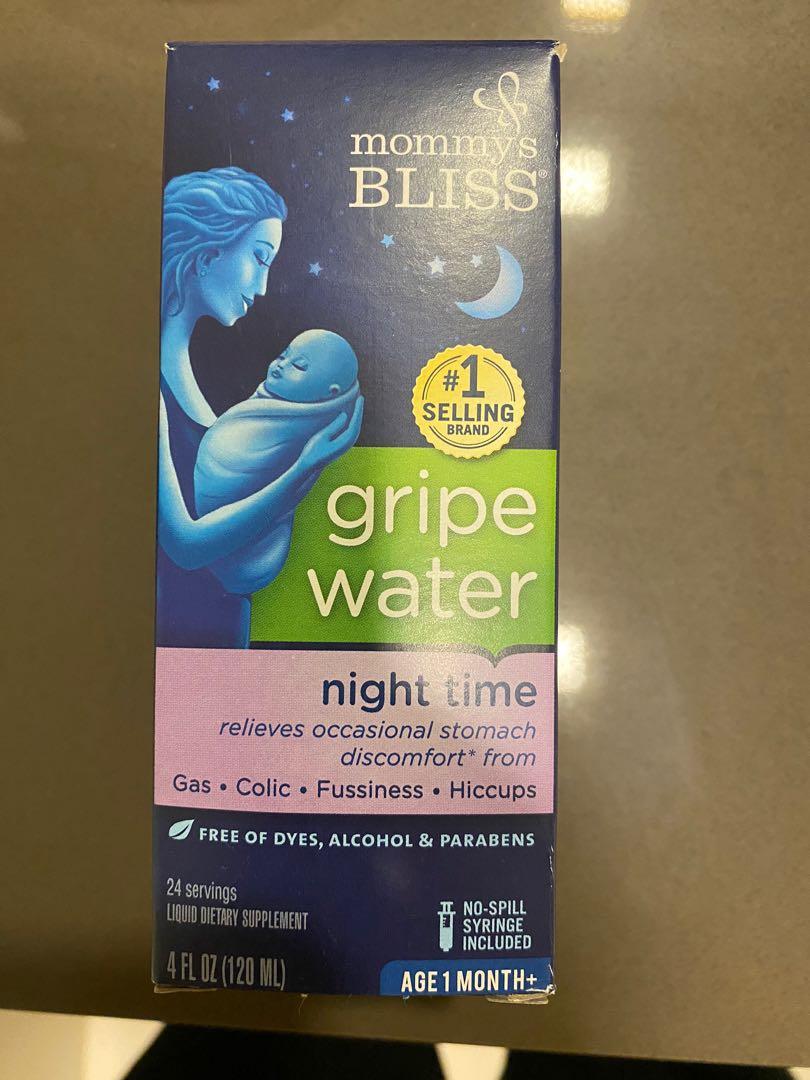 Mommy’s Bliss Gripe Water Night Time, Dietary Supplement, 1 Month+, 4 fl  oz, 120 ml