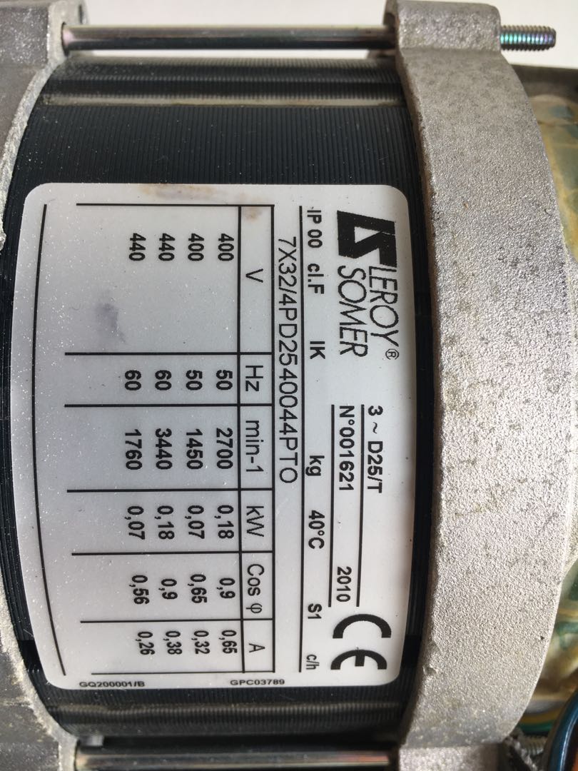 Motor gear unit for SAM RADAR / 3~D25/T, Sports Equipment, PMDs, E ...