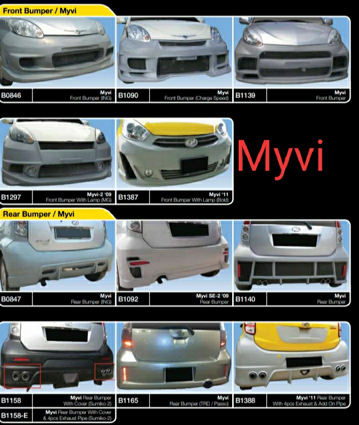 Myvi 2009 body kit new arrivals