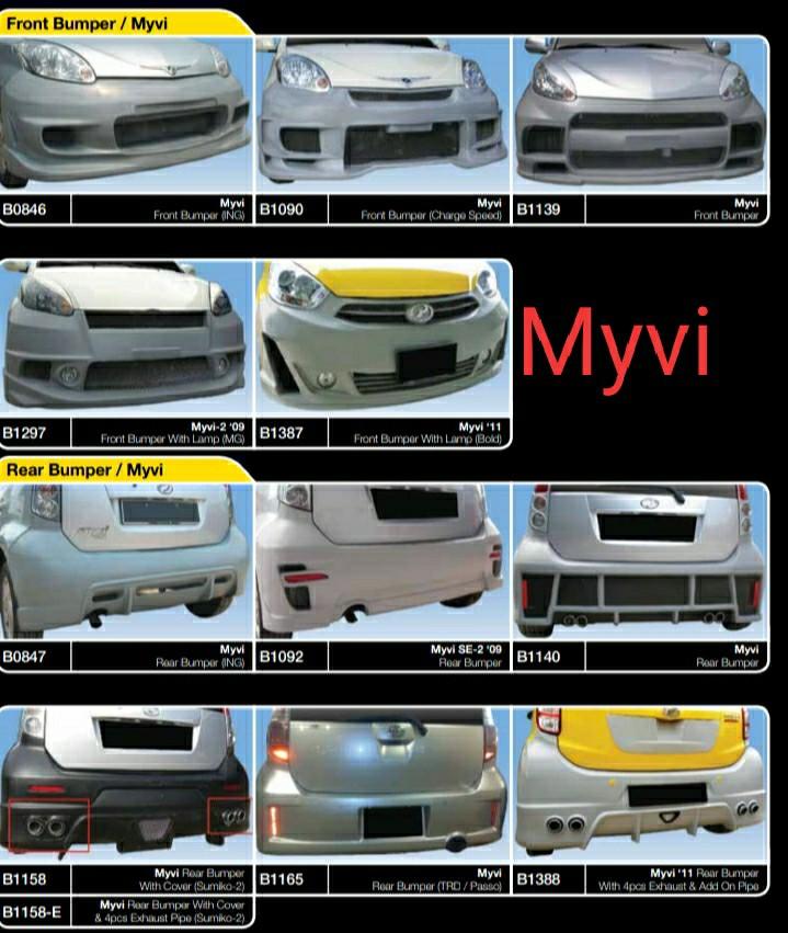 Myvi 2007 body sales kit