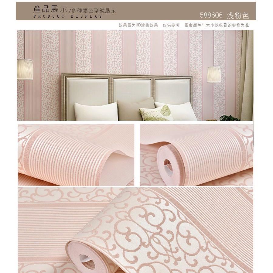 Non Woven Living Room Bedroom 3d Wallpaper Furniture Home Decor