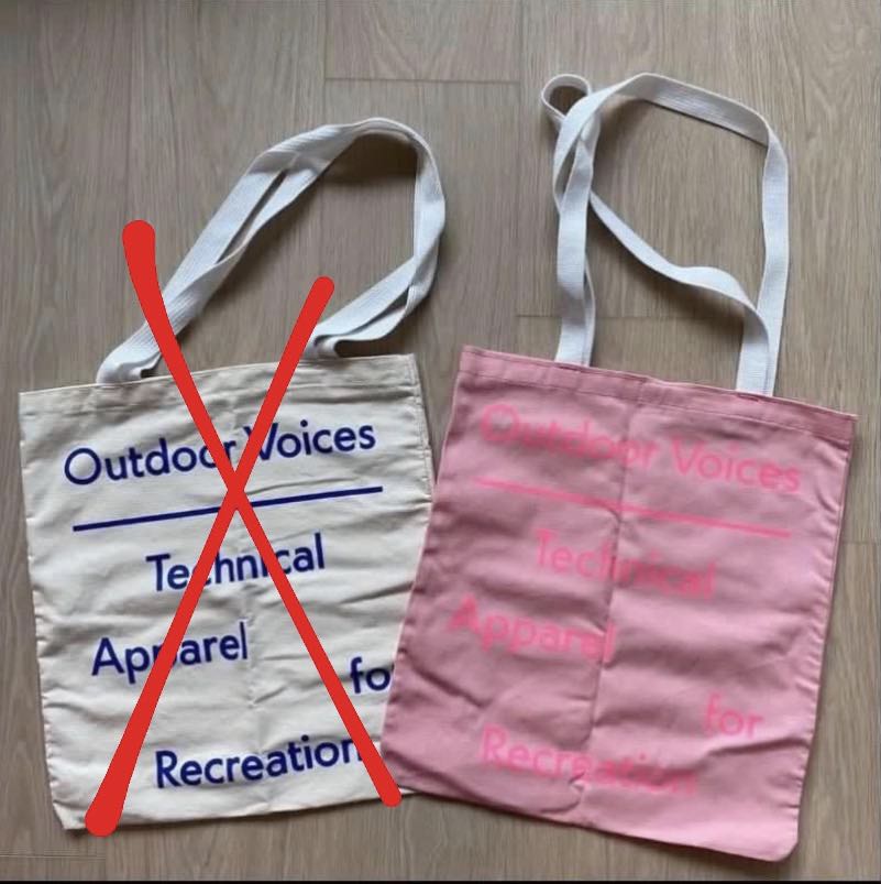 Outdoor Voices Tote Bag Women s Fashion Bags Wallets Tote