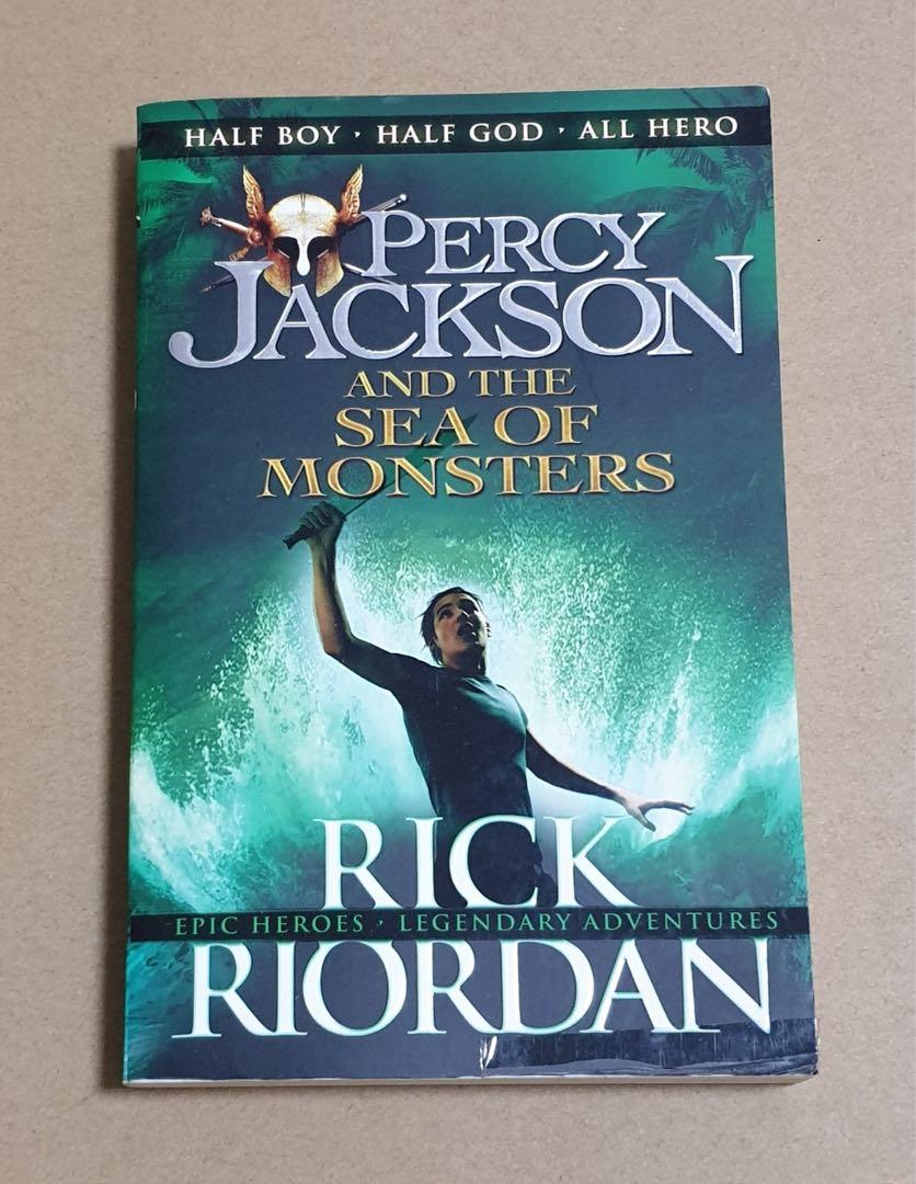 Percy Jackson And The Sea Of Monsters English Novel Book Books Stationery Fiction On Carousell
