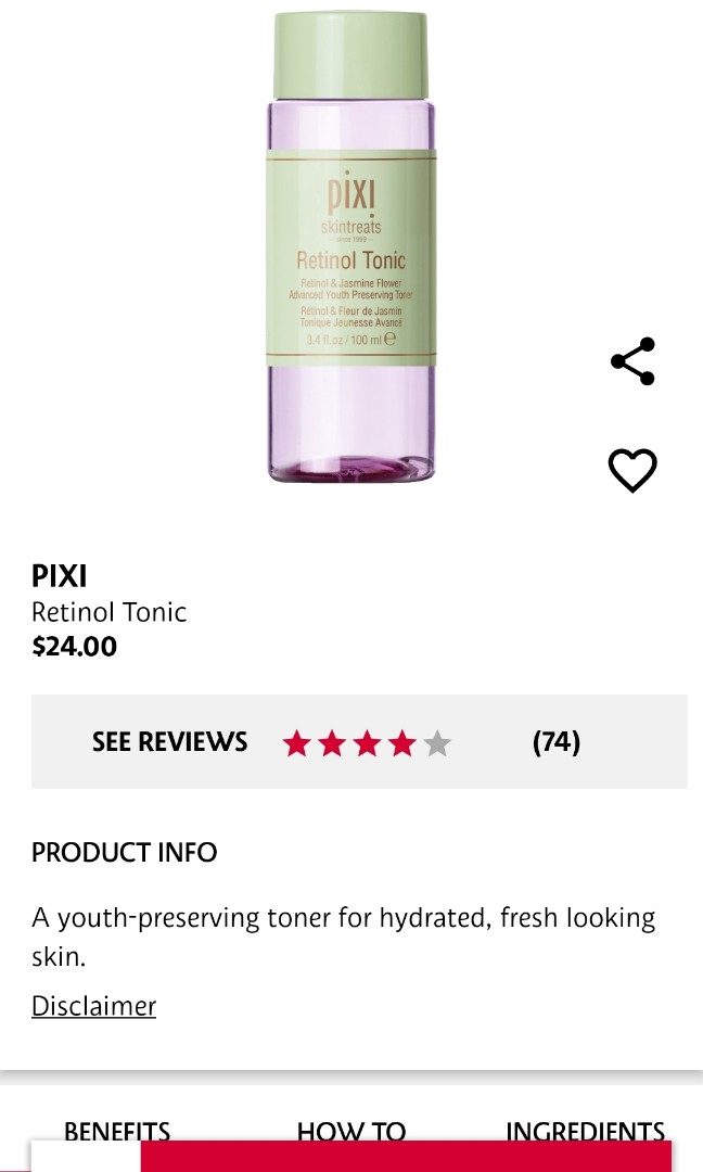 toner retinol