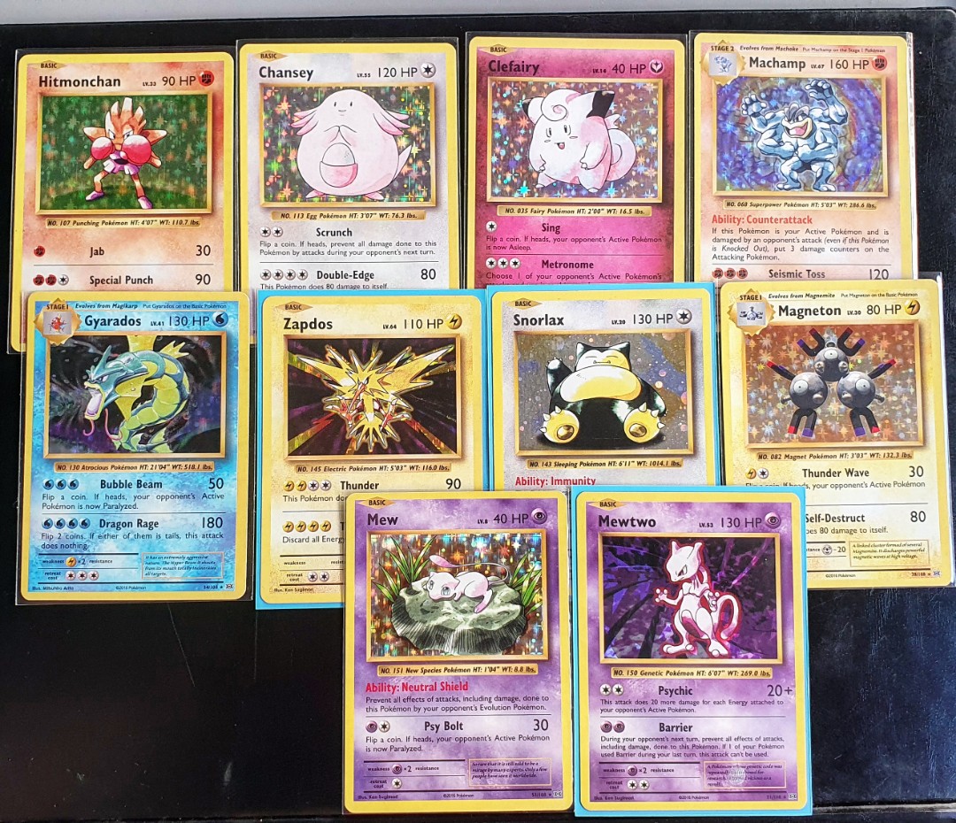 Pokemon Evolutions Base Set Reprints Holo Cards Hobbies Toys Toys Games On Carousell