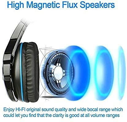 SADES SA810 Gaming Headset Over Ear Stereo Headphones Bass Gaming