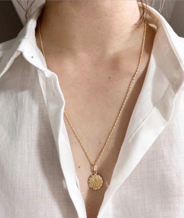Saudi Gold ROPE CHAIN, Women's Fashion 